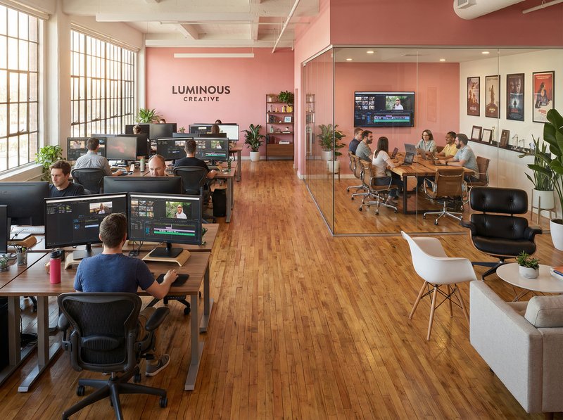 女神视频传媒公司办公环境